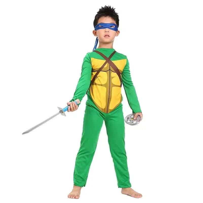Fantasia Infantil Guerreiro Tartaruga Verde