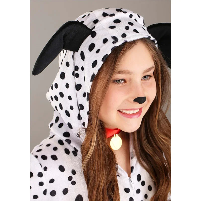 Fantasia Infantil de Cachorrinho com Capuz Feminina