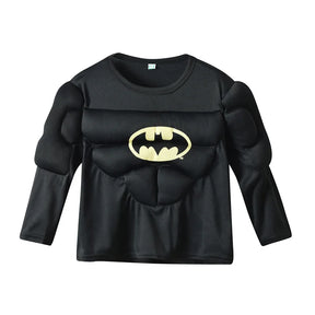 Fantasia Infantil Super-Herói Morcego com Capa e Máscara