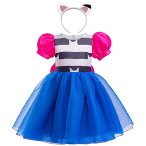 Fantasia Bebê Casinha Encantada da Gatinha – (Vestido com Tule e Tiara)