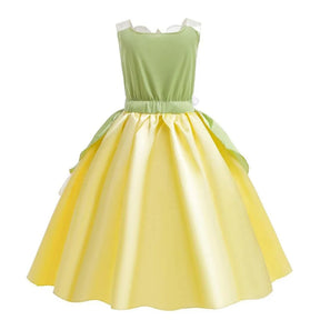 Fantasia Infantil Princesa Tiana – Conjunto Completo