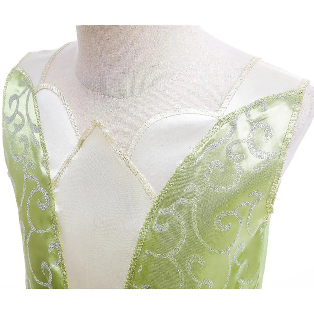Fantasia Infantil Princesa Tiana – Conjunto Completo