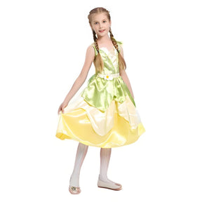Fantasia Infantil Princesa Tiana – Conjunto Completo