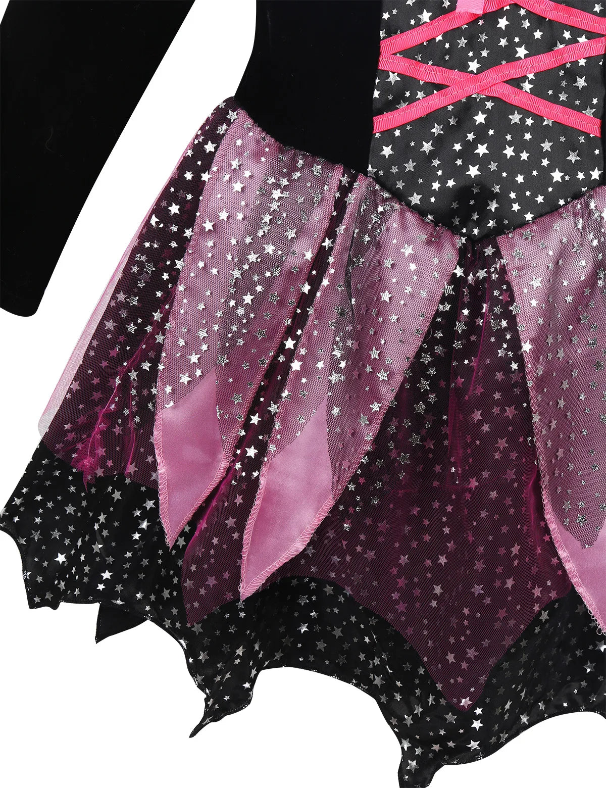 Conjunto Fantasia Infantil Bruxa – Vestido, Chapéu, Varinha e Bolsa