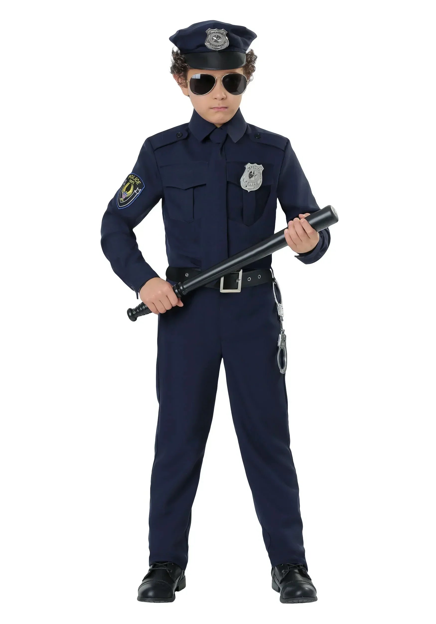 Fantasia Infantil Policial – Conjunto de Aventura para Meninos e Meninas