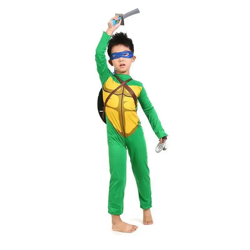 Fantasia Infantil Guerreiro Tartaruga Verde