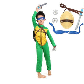 Fantasia Infantil Guerreiro Tartaruga Verde