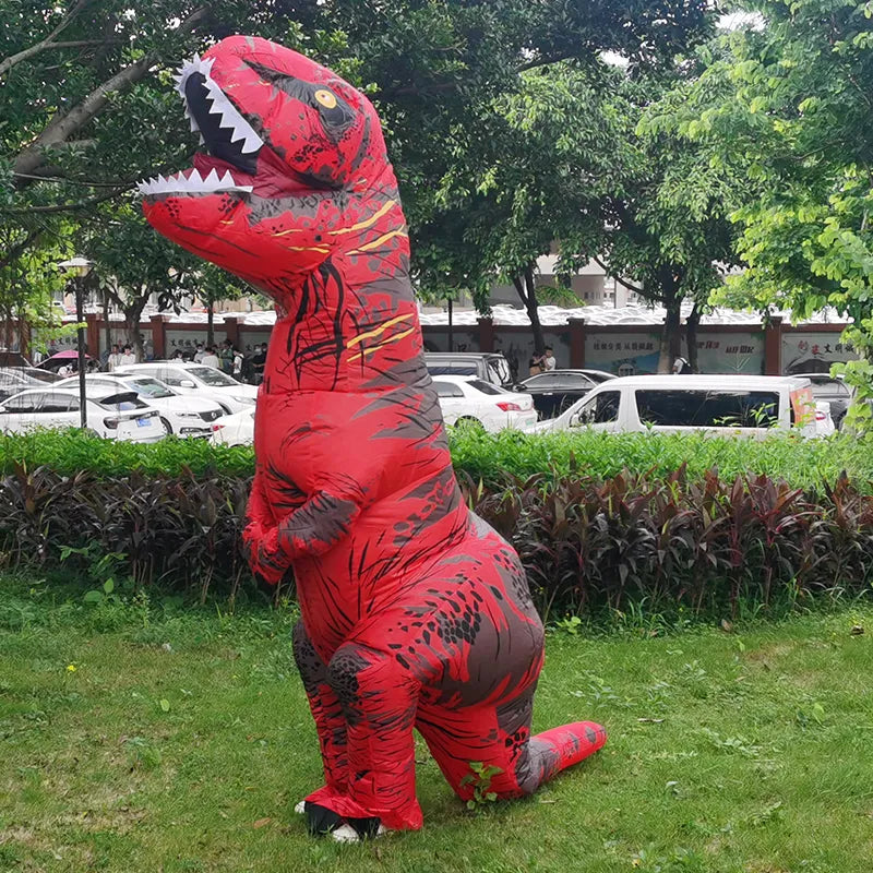 Traje Infantil Dinossauro Inflável Rex