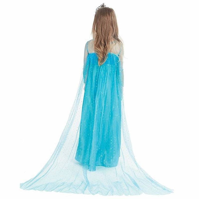 Fantasia Infantil Pequena Princesa do Inverno