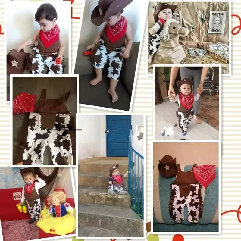 Fantasia Infantil Bebê Cowboy